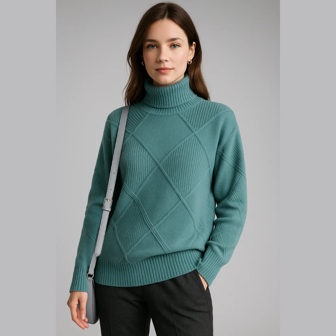 ISLA™ | CASHMERE BLEND TURTLENECK - Image 7