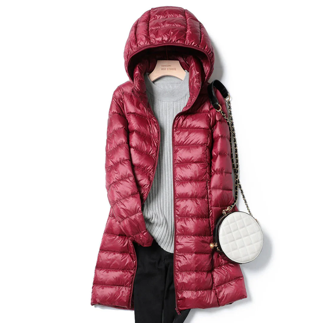 Katie - Long Ultralight Puff Down Jacket - Image 3