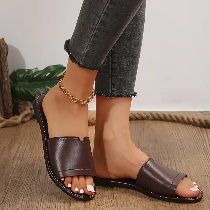 KIARA™ WOMEN'S CASUAL ROUND-TOE FLAT SANDALS - Image 3