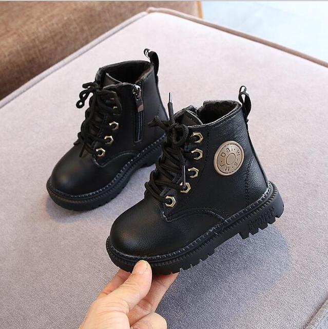 KIDS LEATHER NON-SLIP WARM BOOTS 2026 - Image 3