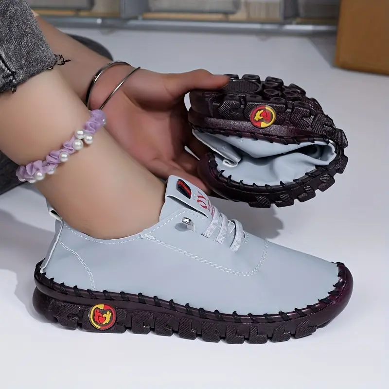 LARA™ WOMEN'S SOLID COLOR CASUAL SNEAKERS - Image 8