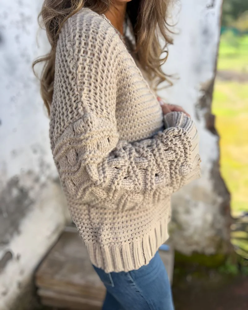 LÉNA™ | LONG-SLEEVE KNIT CARDIGAN - Image 6