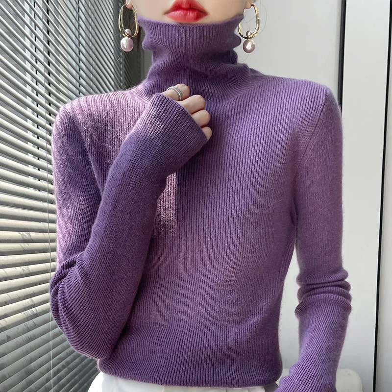 Lenie - Casual Turtleneck Sweater - Image 3