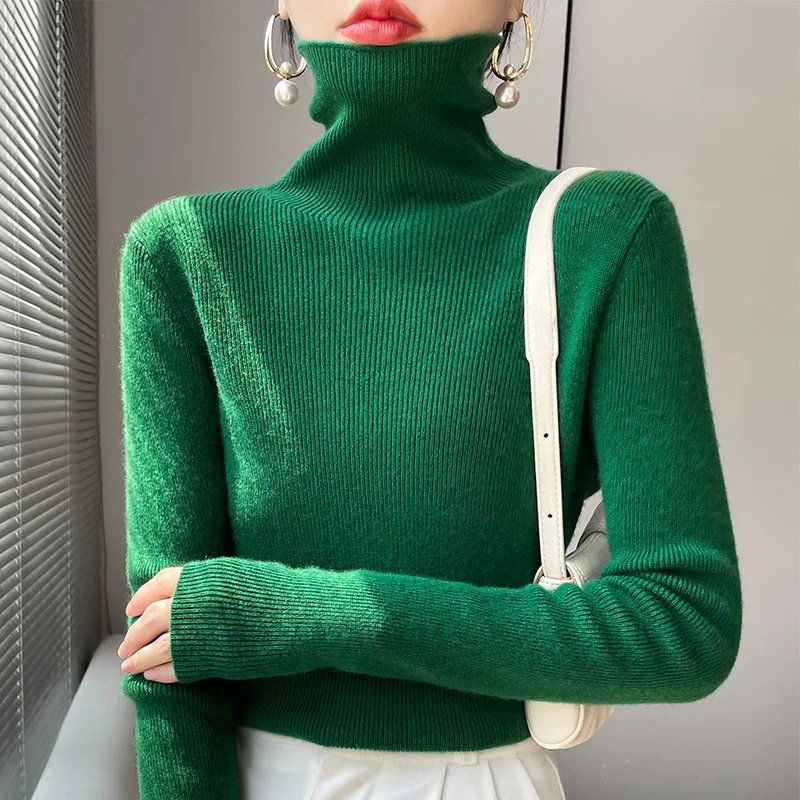 Lenie - Casual Turtleneck Sweater - Image 4