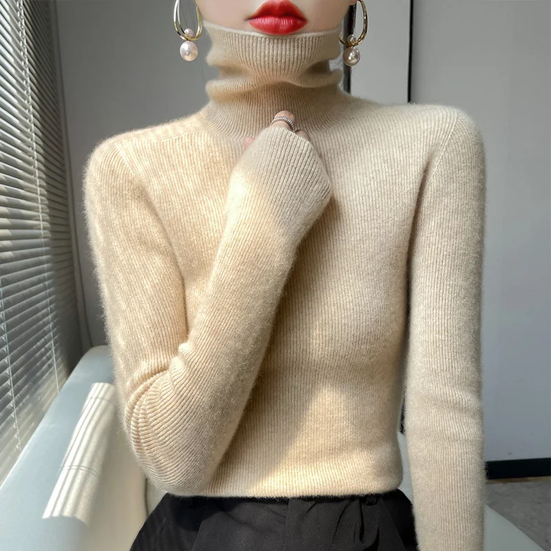 Lenie - Casual Turtleneck Sweater - Image 6