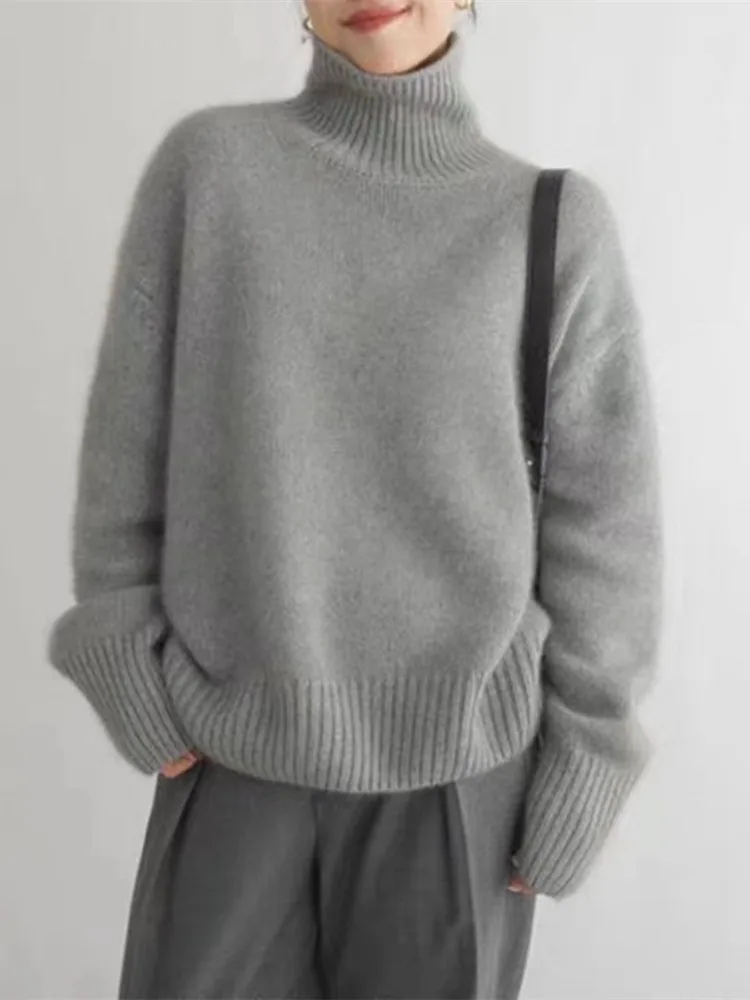 Lilian - Wool Turtleneck Sweater