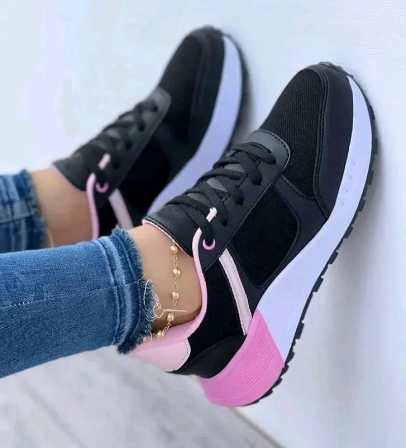 LILY™ CASUAL LACE-UP VULCANIZED ORTHOPEDIC SNEAKERS - Image 3