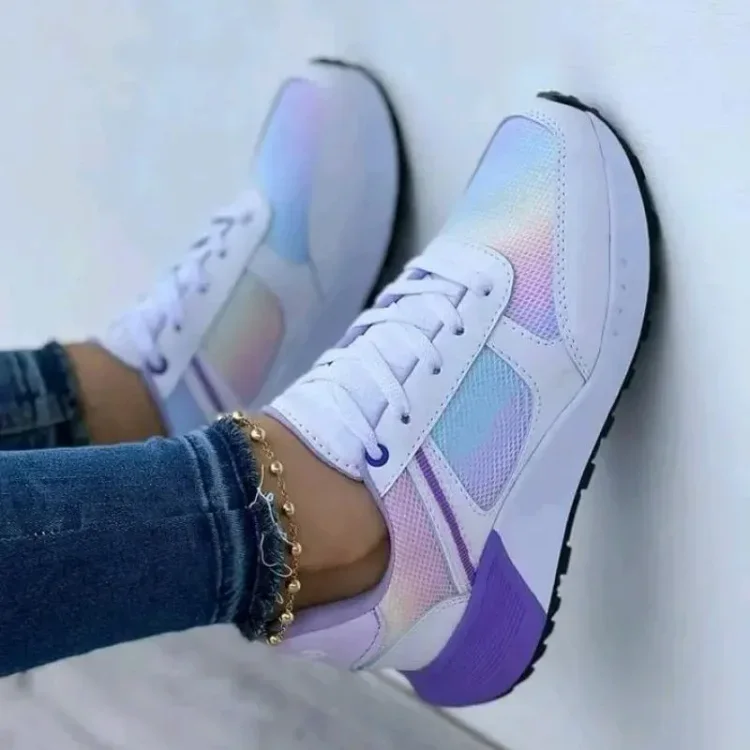 LILY™ CASUAL LACE-UP VULCANIZED ORTHOPEDIC SNEAKERS - Image 4