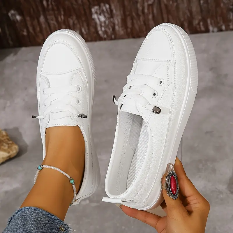 LINARA™ WOMEN'S CASUAL LOW-TOP FLAT SKATE SHOES - Image 3