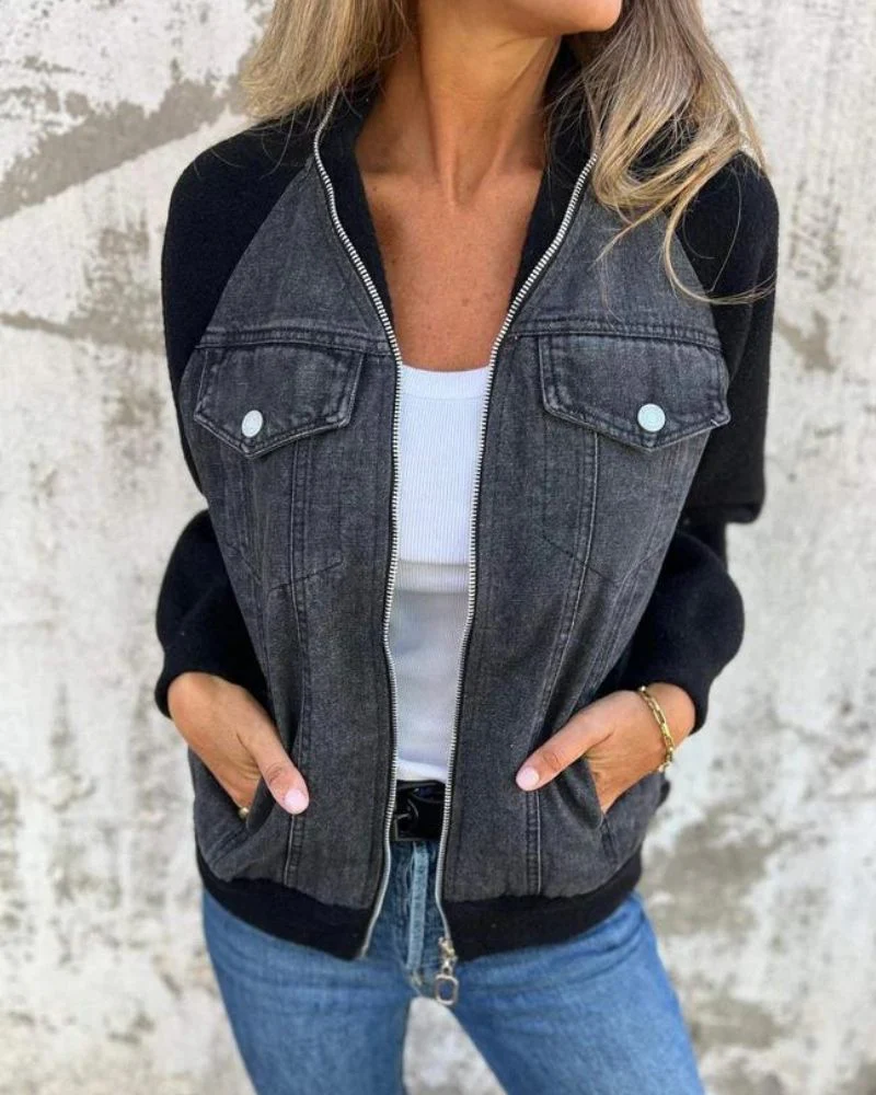 LORETTA™ – MODERN DENIM JACKET - Image 2