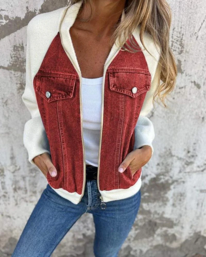 LORETTA™ – MODERN DENIM JACKET - Image 3