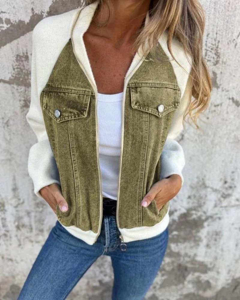 LORETTA™ – MODERN DENIM JACKET - Image 6