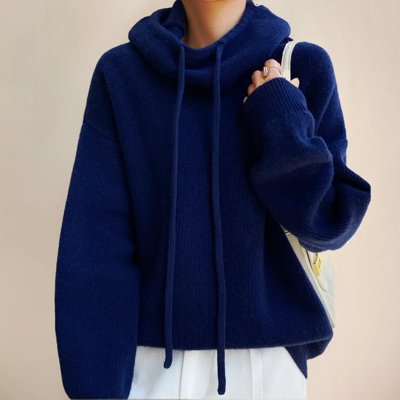 Lotte - Cowl Neck Hoodie - Image 3
