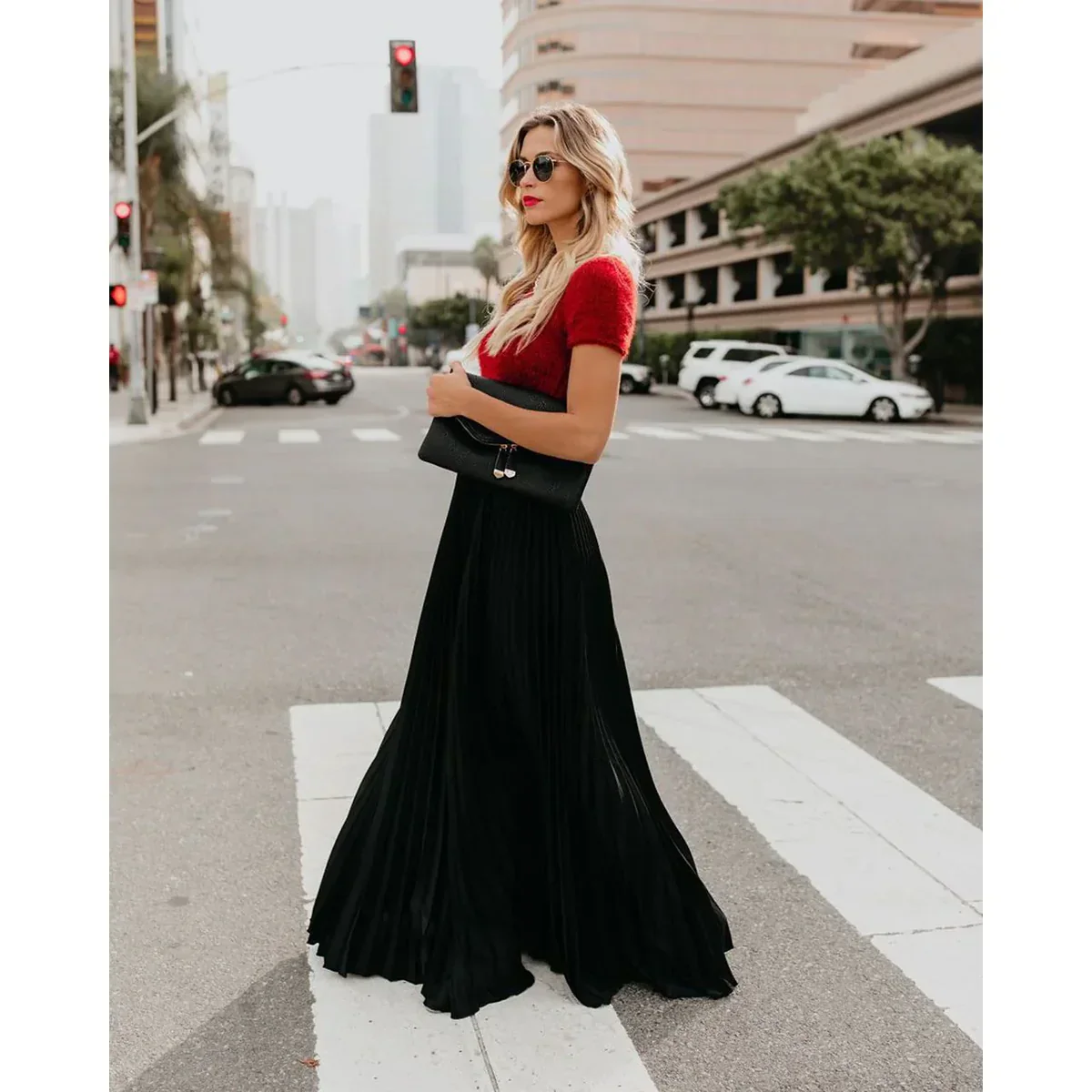LYRISA™ PLEATED MAXI SKIRT - Image 5