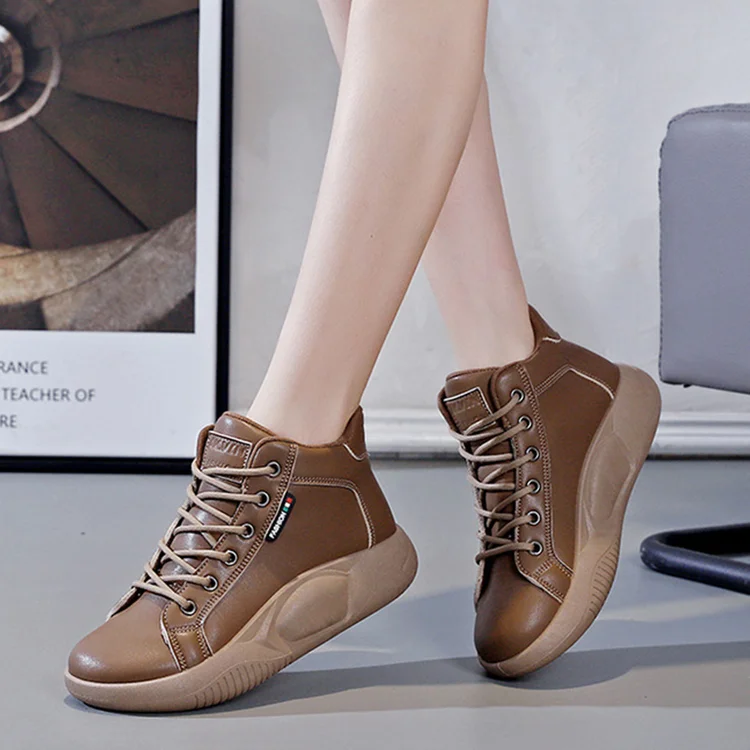 WOMEN'S PREMIUM HIGH TOP THICK SOLE BOOTS - 2026 AUS BEST SELLER - Image 5