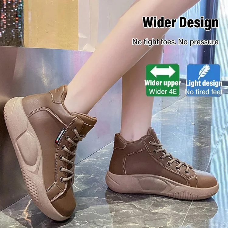 WOMEN'S PREMIUM HIGH TOP THICK SOLE BOOTS - 2026 AUS BEST SELLER - Image 7