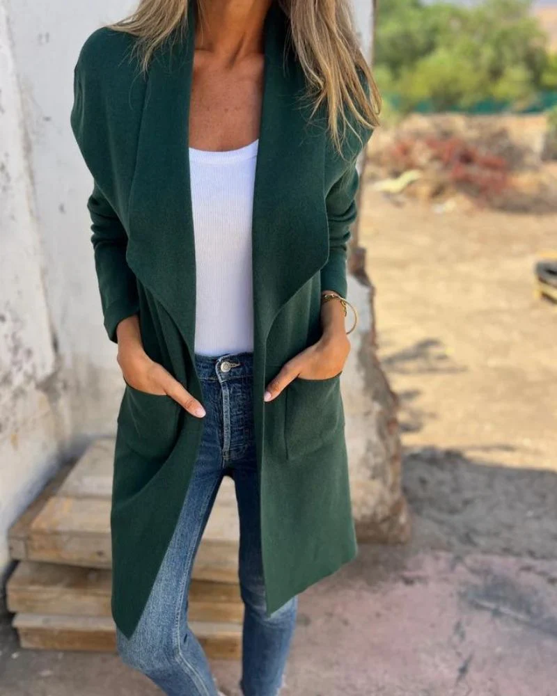 MILENA™ | LAPELLED CASUAL CARDIGAN - Image 2