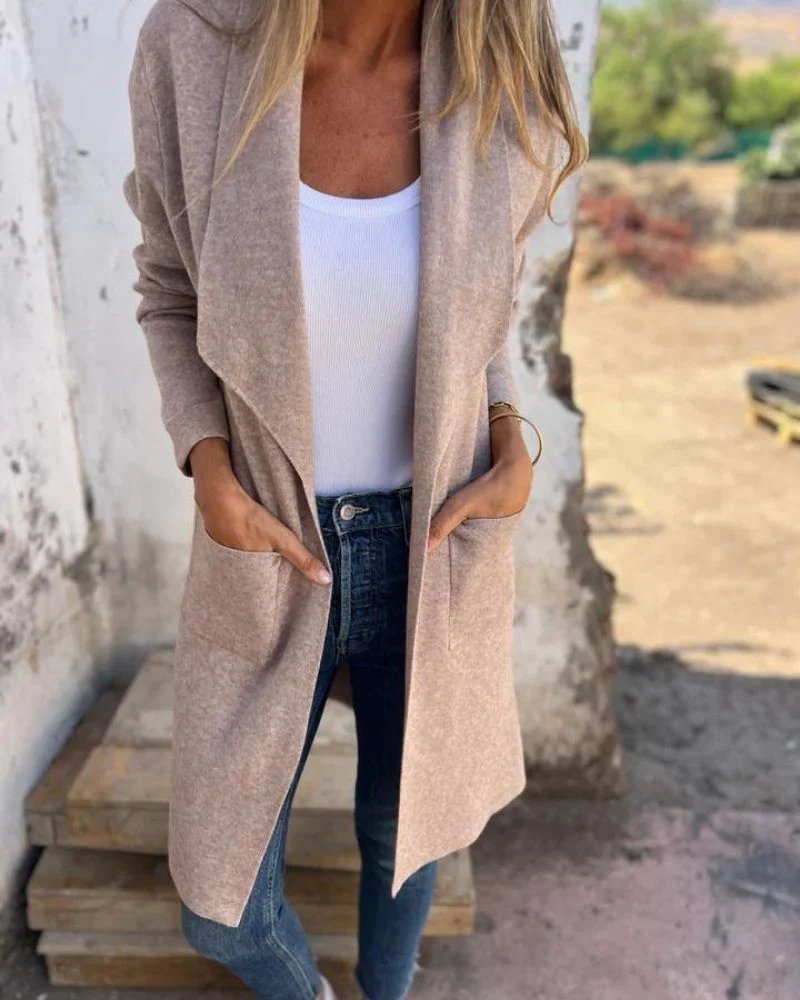 MILENA™ | LAPELLED CASUAL CARDIGAN - Image 4