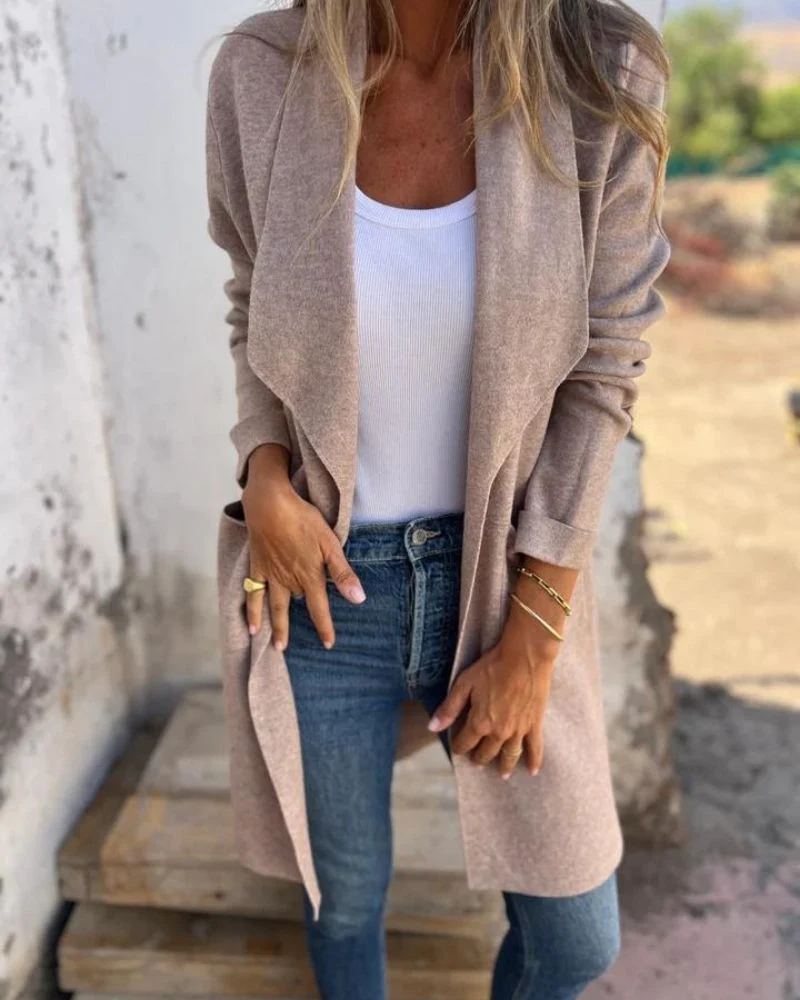 MILENA™ | LAPELLED CASUAL CARDIGAN - Image 8