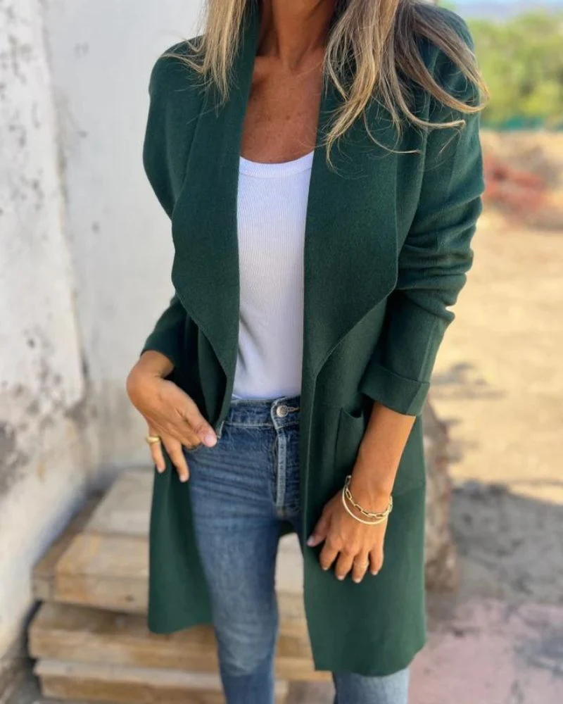MILENA™ | LAPELLED CASUAL CARDIGAN - Image 9