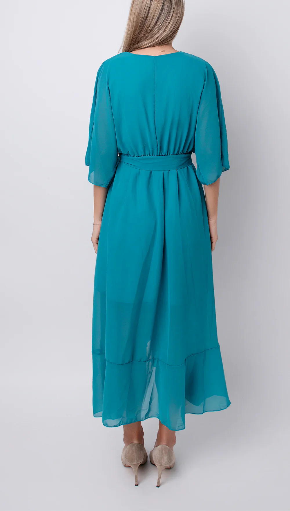 MONAÉ™ – ELEGANT V-NECK CHIFFON DRESS - Image 13