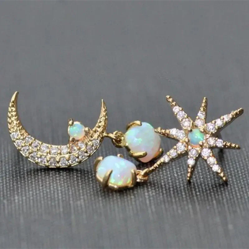 CELESTIAL GLOW OPAL EARRINGS - Image 3