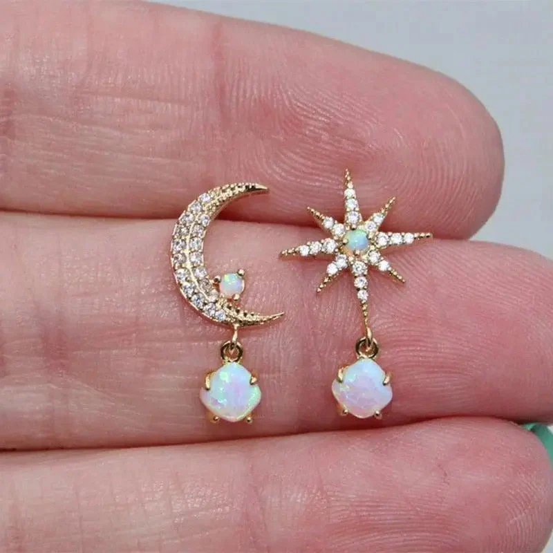 CELESTIAL GLOW OPAL EARRINGS - Image 4