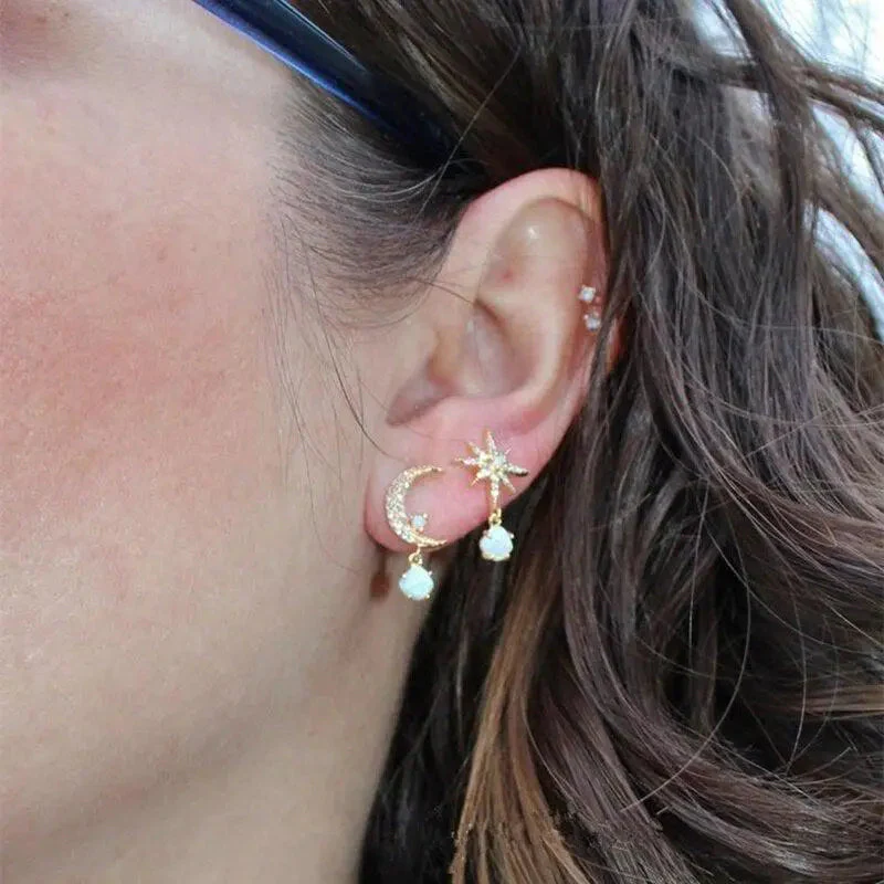 CELESTIAL GLOW OPAL EARRINGS - Image 5