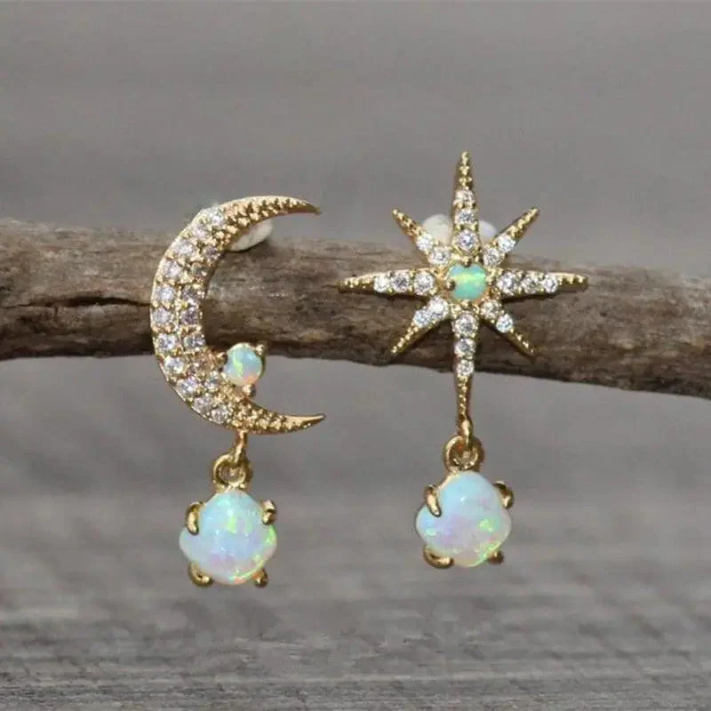 CELESTIAL GLOW OPAL EARRINGS - Image 7