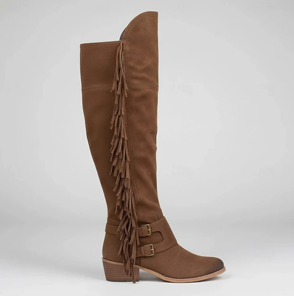 MONTANA™ WOMEN'S KNEE-HIGH BUCKLE STRAP WESTERN BOOTS - Image 5