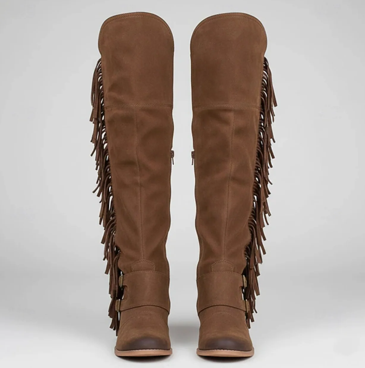 MONTANA™ WOMEN'S KNEE-HIGH BUCKLE STRAP WESTERN BOOTS - Image 6