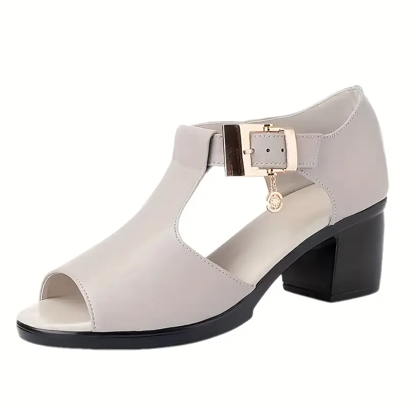 NEERIM™ WOMEN'S CHUNKY MID-HEELED SANDALS - Image 4