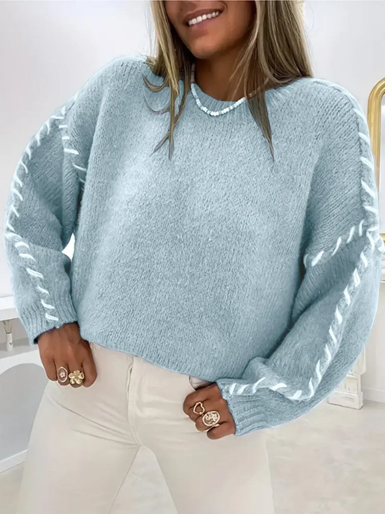 NINA - WARM KNITTED SWEATER - Image 5