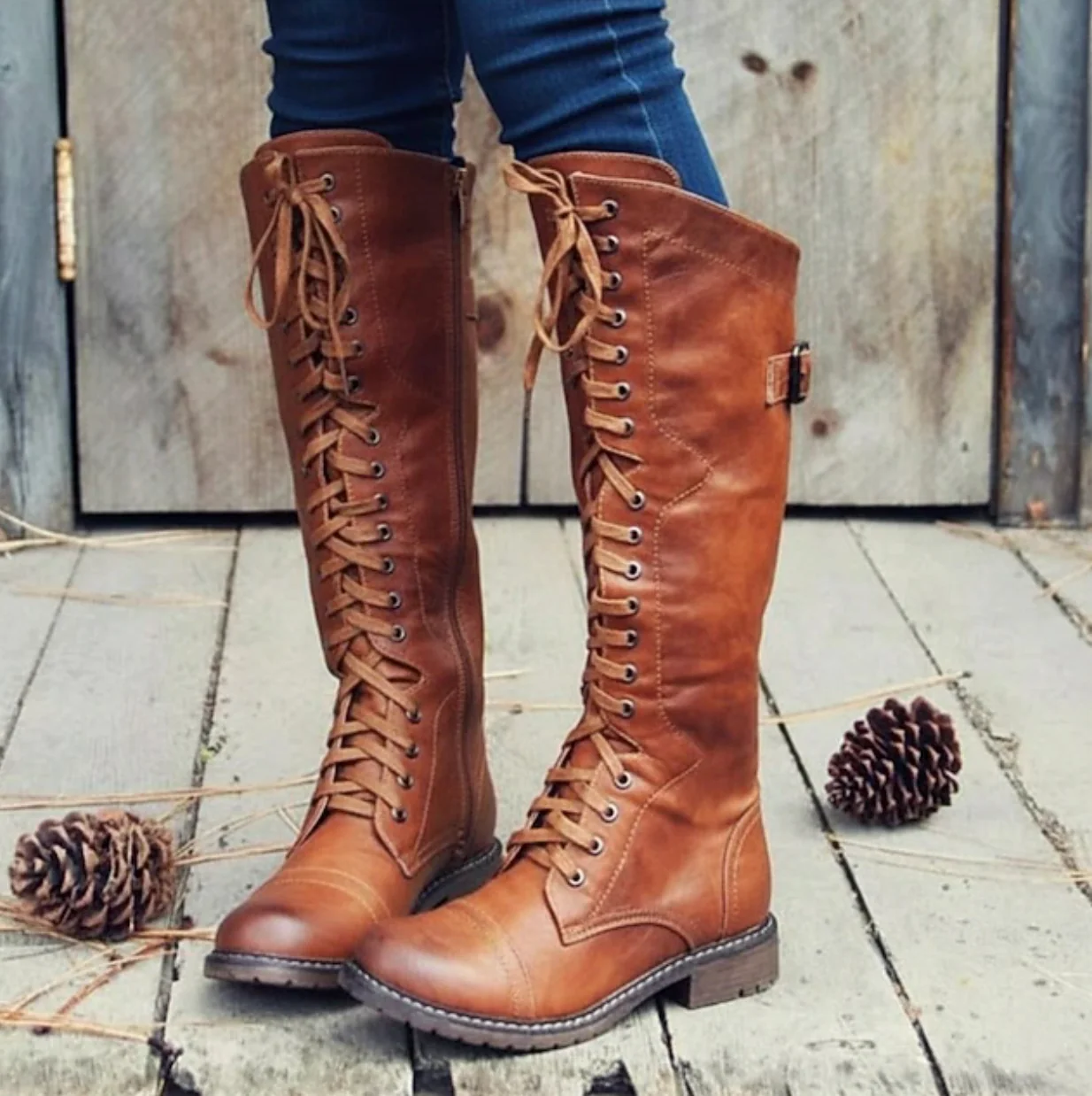 ODESSA™ WOMEN'S KNEE-HIGH EQUESTRIAN STYLE BOOTS - Image 4