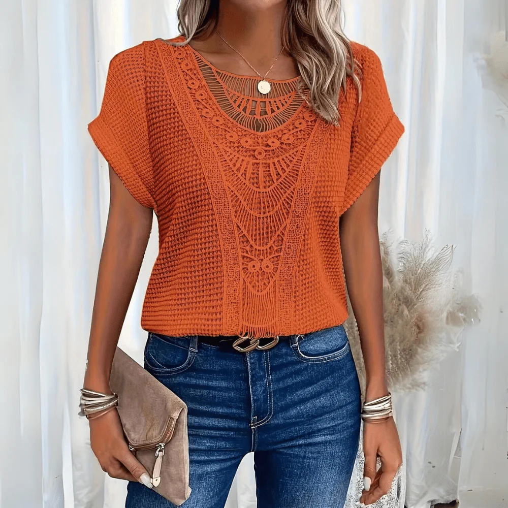 PEARL™ | ELEGANT IBIZA STYLE BLOUSE - Image 5