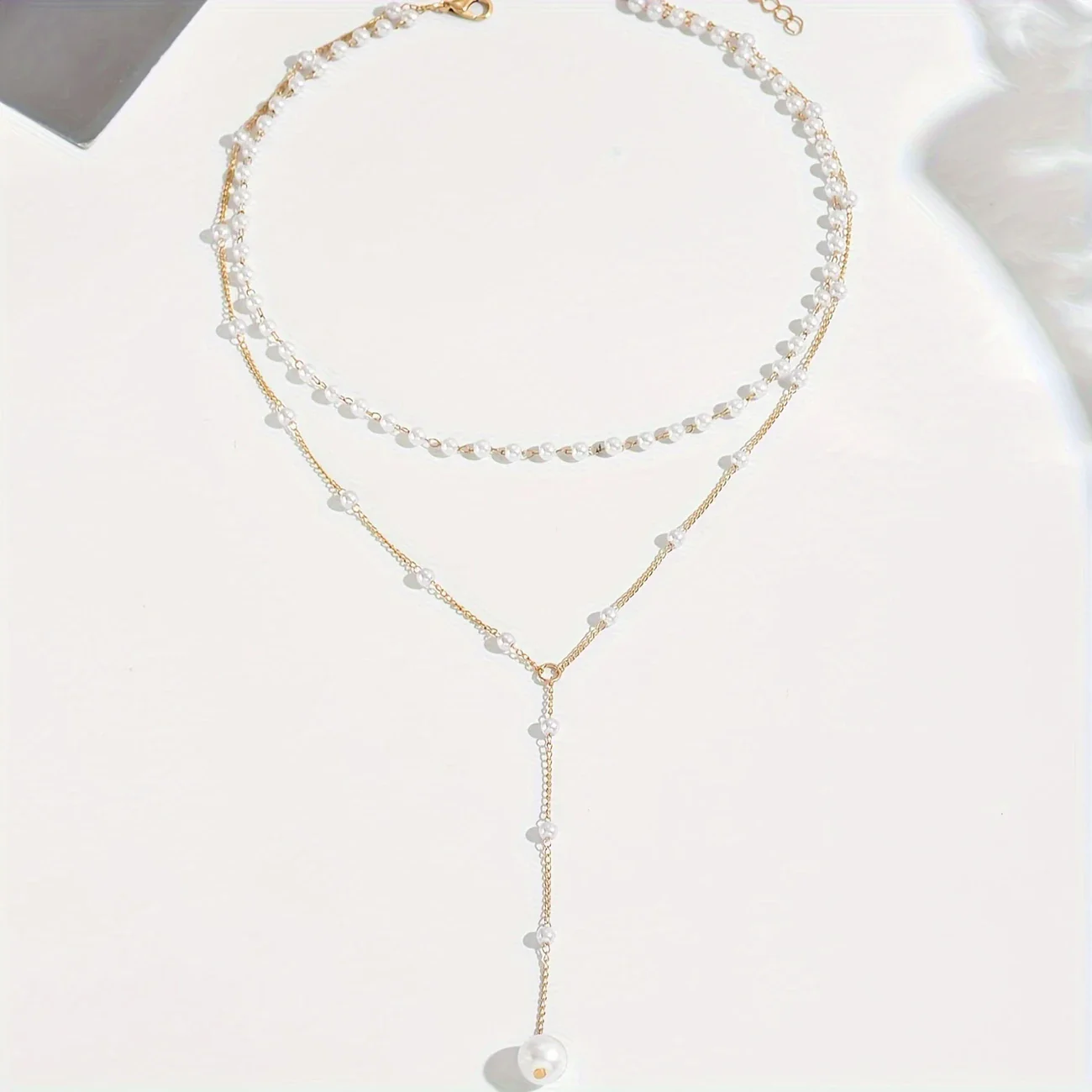 PEARLÉA LUXE™ — 1PC VINTAGE DOUBLE-LAYER TASSEL NECKLACE - Image 5