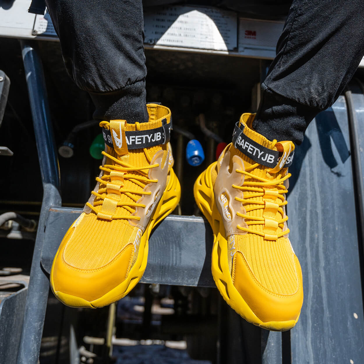 RAPTOR™ LIGHTWEIGHT COMFORTABLE STEEL TOE WORK SHOES - Image 7
