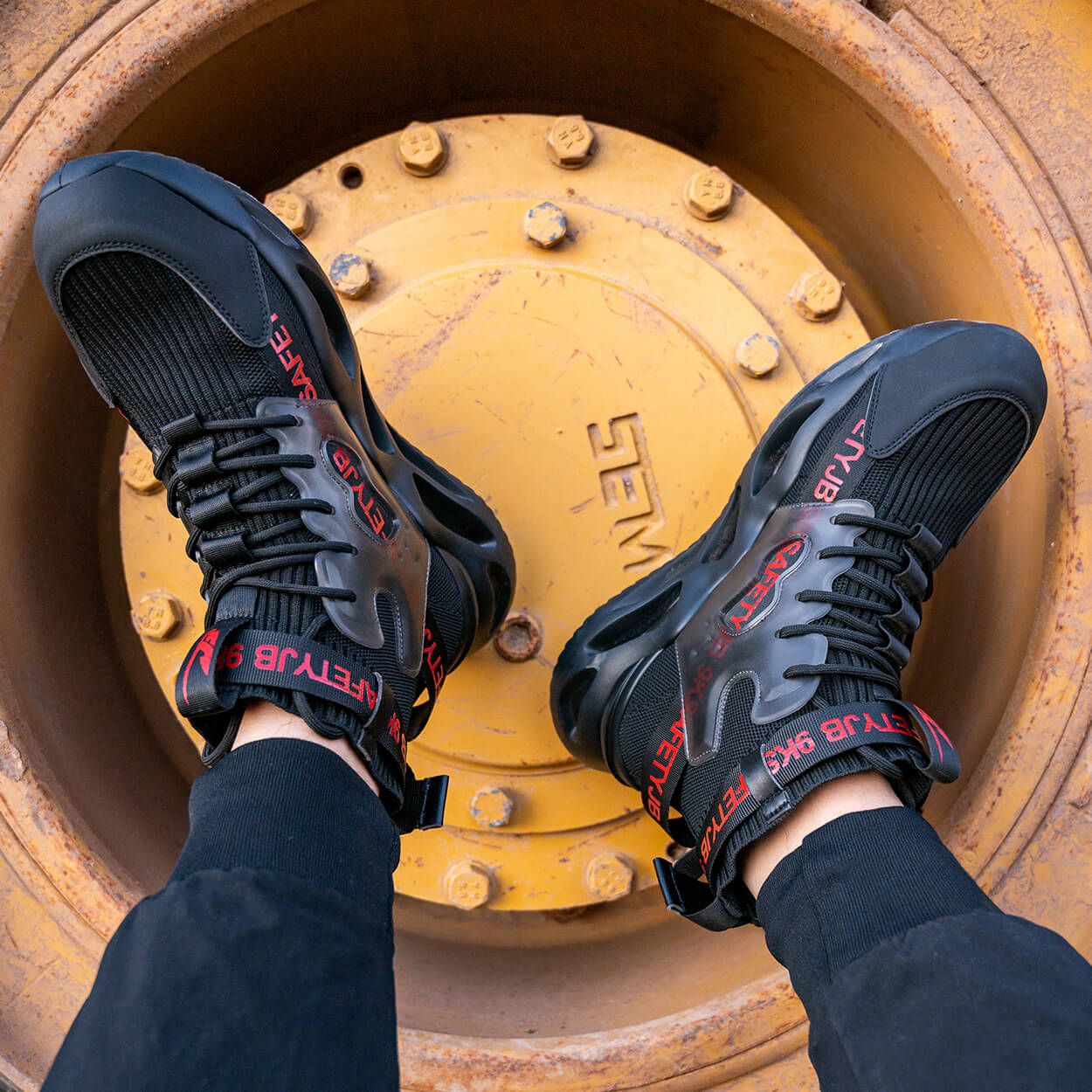 RAPTOR™ LIGHTWEIGHT COMFORTABLE STEEL TOE WORK SHOES - Image 8