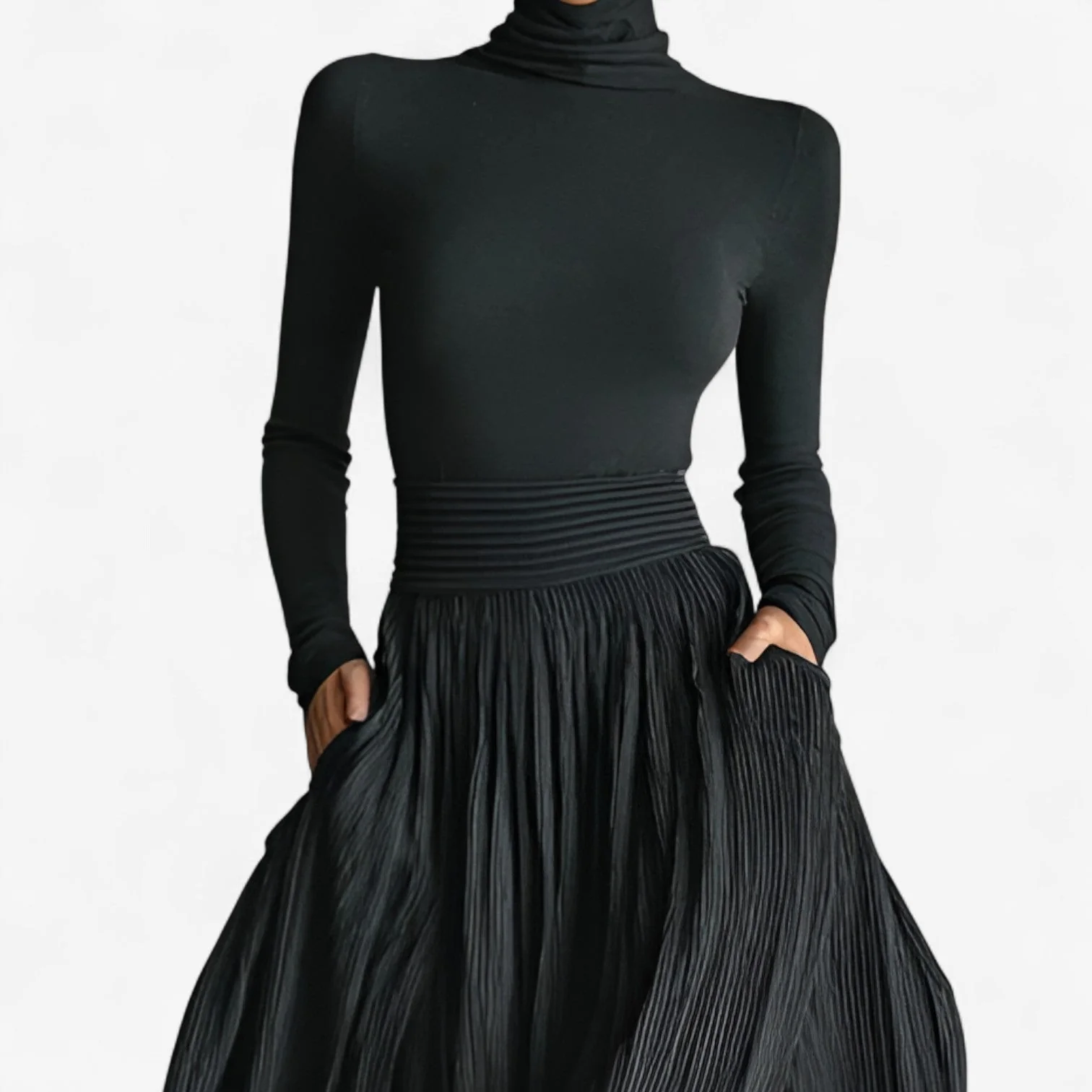 RAQUEL - HIGH WAIST MAXI DRESS - Image 2
