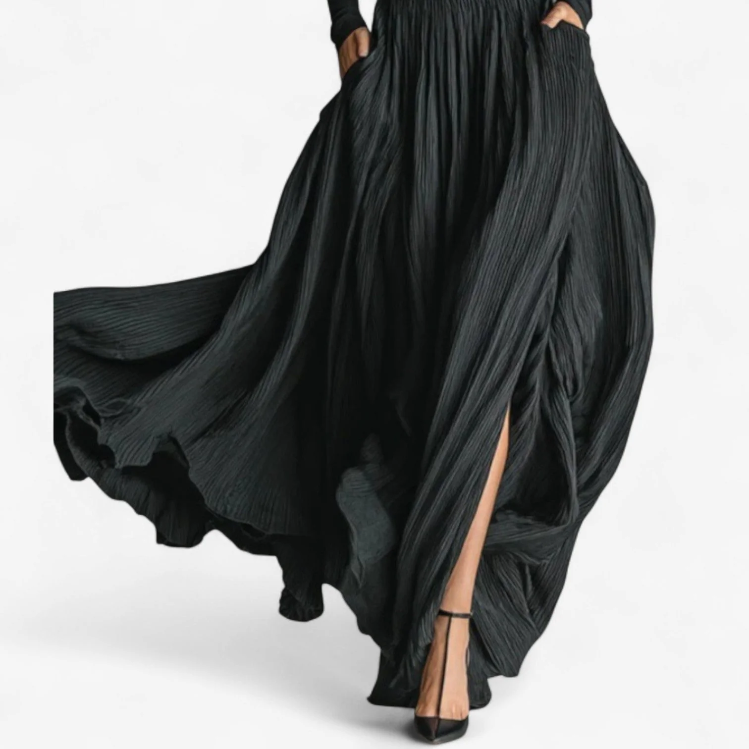RAQUEL - HIGH WAIST MAXI DRESS - Image 3