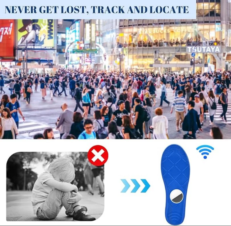 SAFESTEP™ – Trim-to-Fit Smart Insole with AirTag Pocket