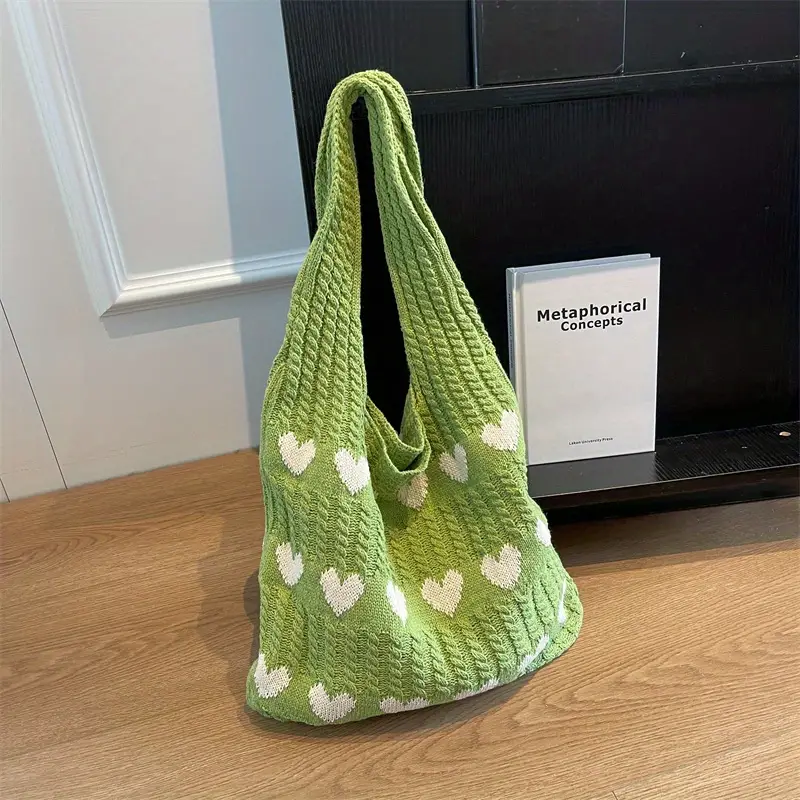 SARAH™ LOVE HEART PATTERN TOTE BAG - Image 16