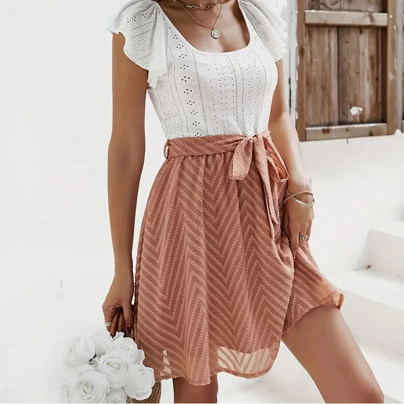 SERELLE™ EYELET MINI DRESS - Image 4