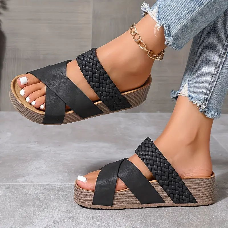 SHAEL™ WOMEN'S PLATFORM SLIDE SANDALS