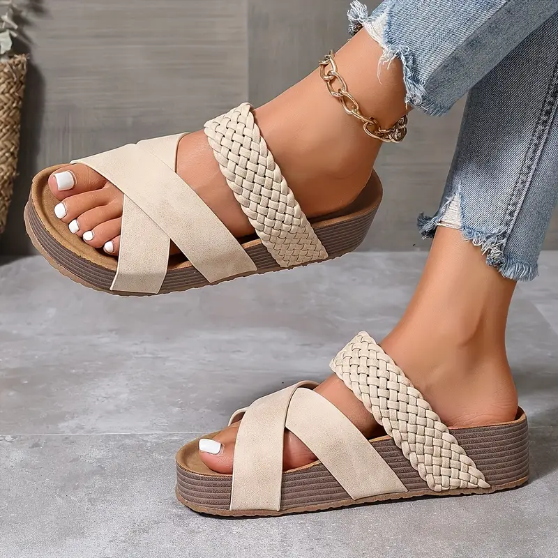 SHAEL™ WOMEN'S PLATFORM SLIDE SANDALS - Image 3