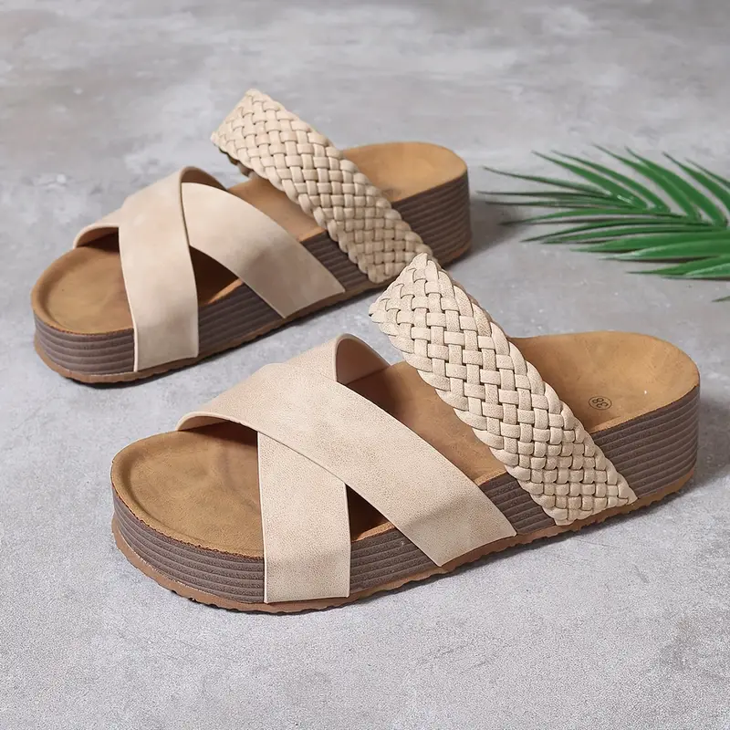SHAEL™ WOMEN'S PLATFORM SLIDE SANDALS - Image 4