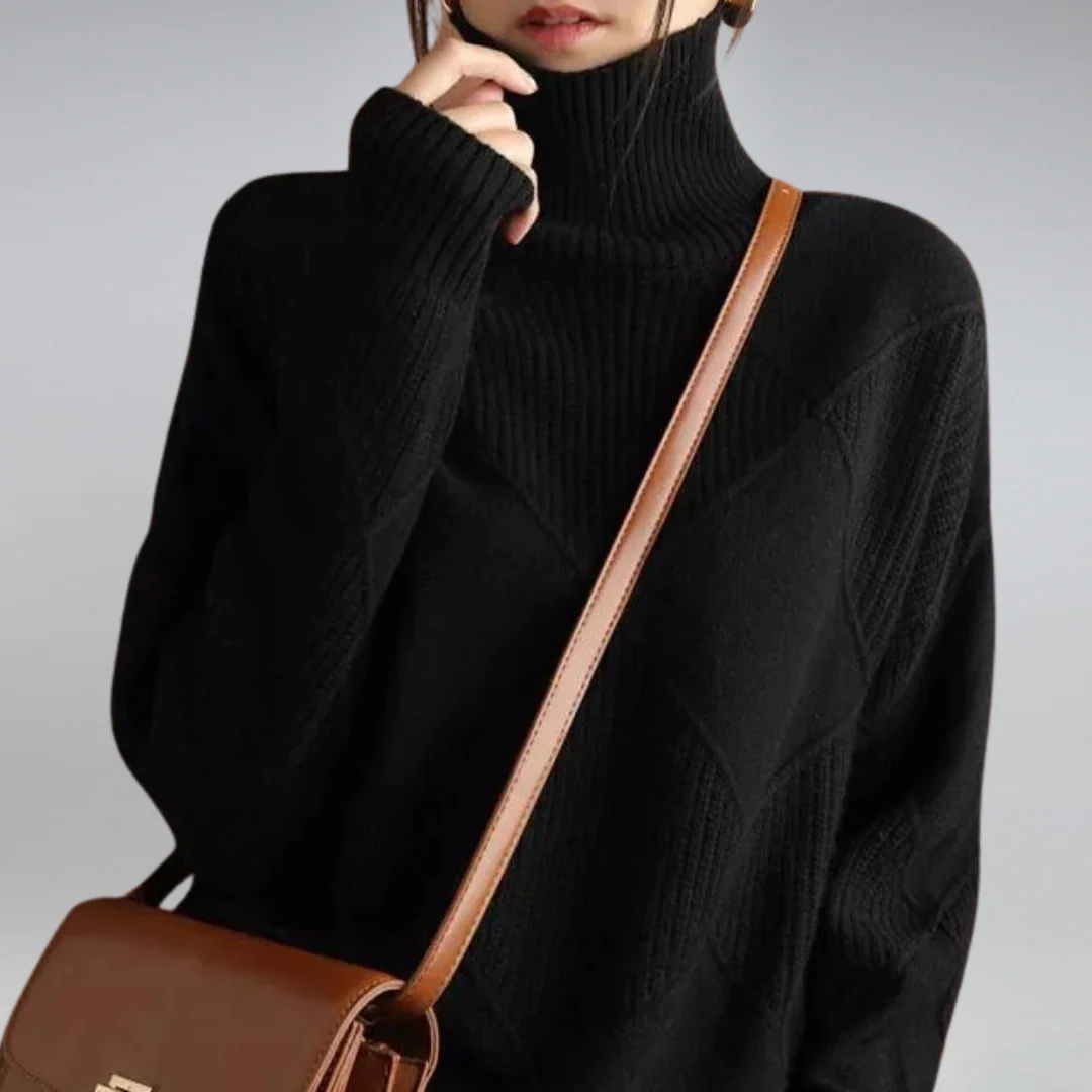 SIENNA - CASHMERE TURTLENECK SWEATER - Image 10