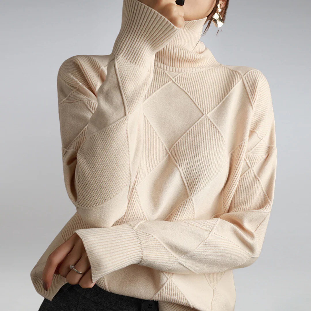 SIENNA - CASHMERE TURTLENECK SWEATER - Image 6