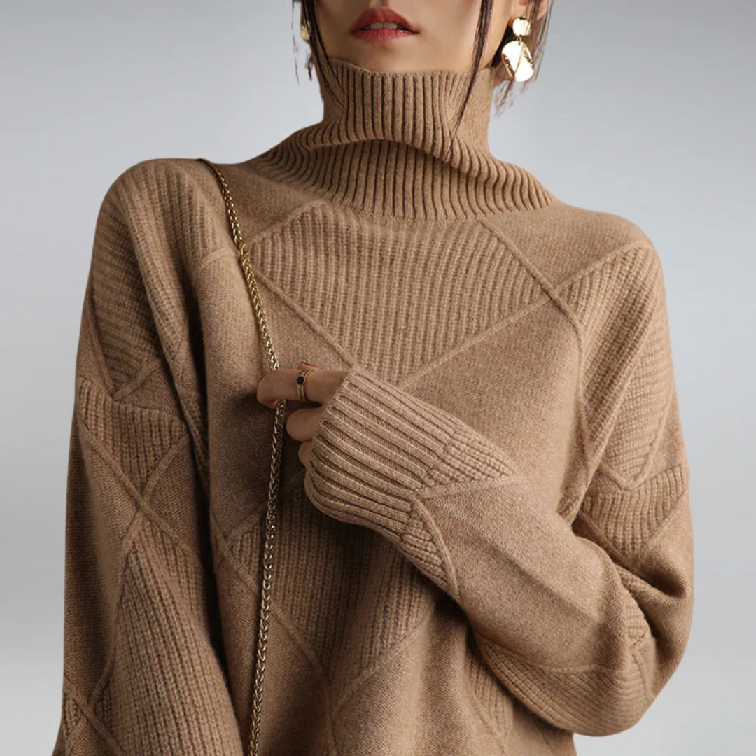 SIENNA - CASHMERE TURTLENECK SWEATER - Image 9