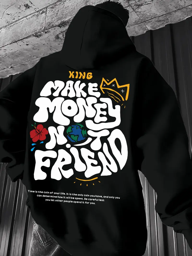 SKYLER™ GEOMETRIC PATTERN CASUAL HOODIE - Image 2